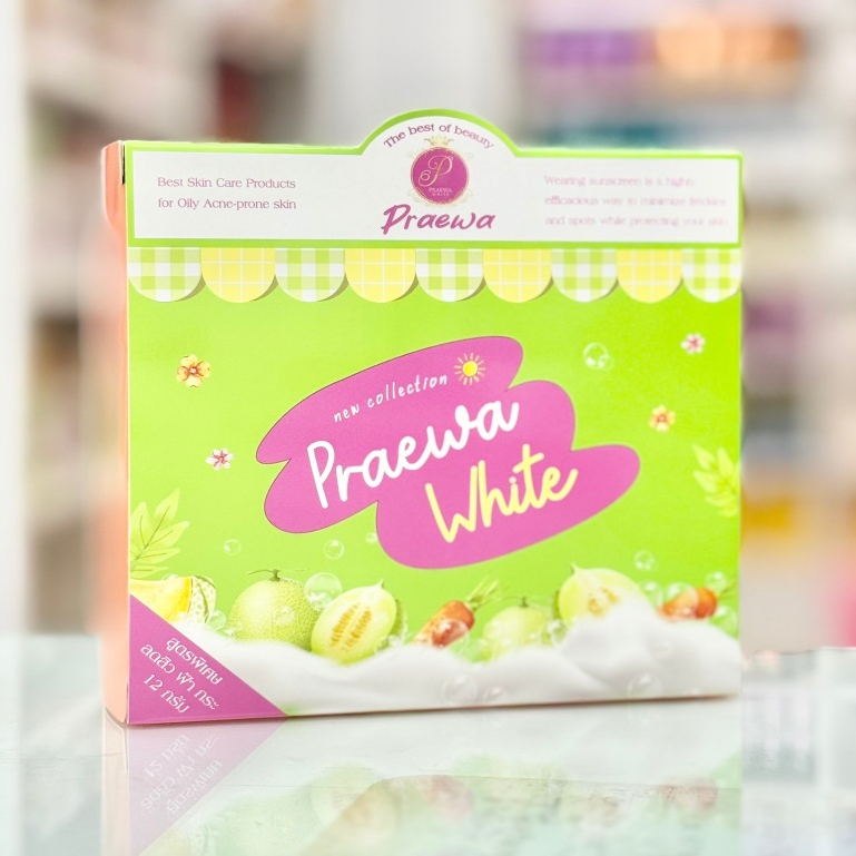 ครีมแพรวา ครีมแพรวาไวท์ Praewa white ขนาด 12กรัม แพรวา แพรวาไวท์