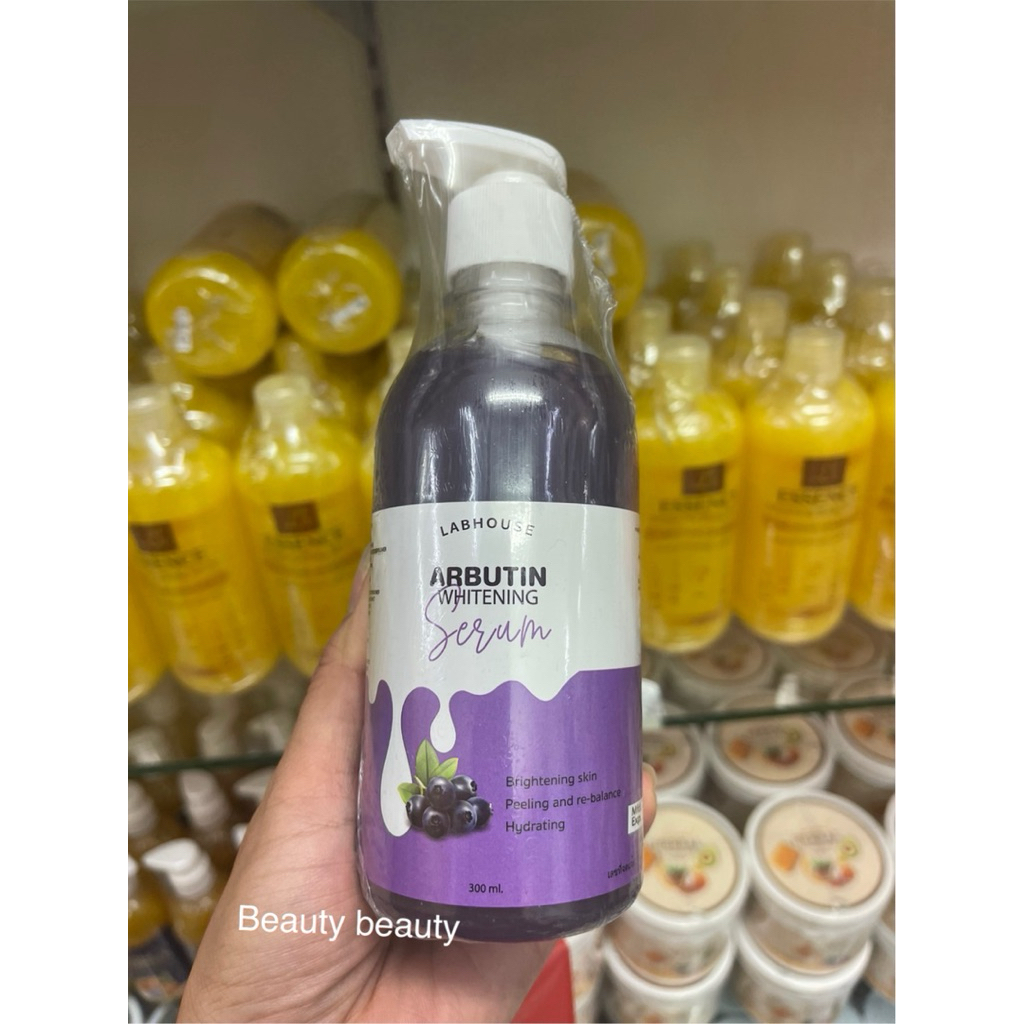 Lab House Arbutin Whitening Serum 300ml. แลบ เฮาส์ อาร์บูติน ไวท์เทนนิ่ง บอดี้ เซรั่ม