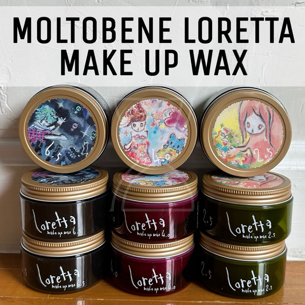 (พร้อมส่ง/ของญี่ปุ่นแท้) MOLTOBENE LORETTA MAKE UP WAX แว็กซ์จัดแต่งทรงผม กลิ่นกุหลาบ
