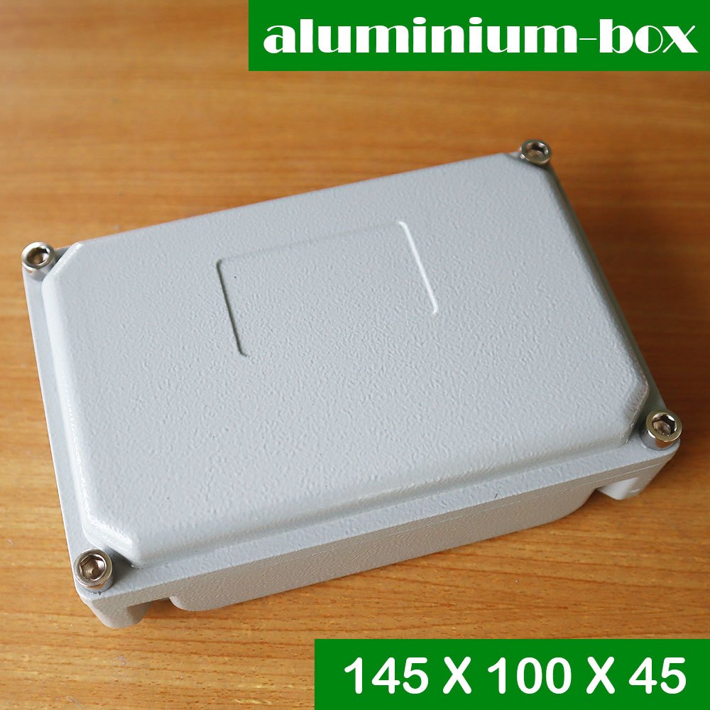 กล่องอลูมิเนียมกันน้ำ IP66 สีเทา ขนาด 300 X 210 X 130 มม.