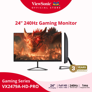 Viewsonic Gaming Monitor  VX2479A HD PRO  24” / Full HD / 24…