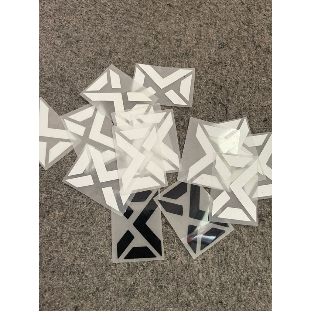 Flex(ตัวรีด) Warix ขนาดติดกางเกง อกเสื้อ(ราคาต่อ1ชิ้น)