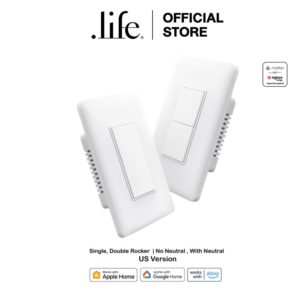 Aqara สวิตช์อัจฉริยะ Smart Wall Switch รุ่น H1 US | by Dotlife