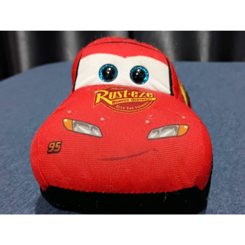 ตุ๊กตารถ Cars Lightning Mcqueen Disney Pixar Cars Pillow Buddy Plush Red Soft ขนาด7นิ้ว