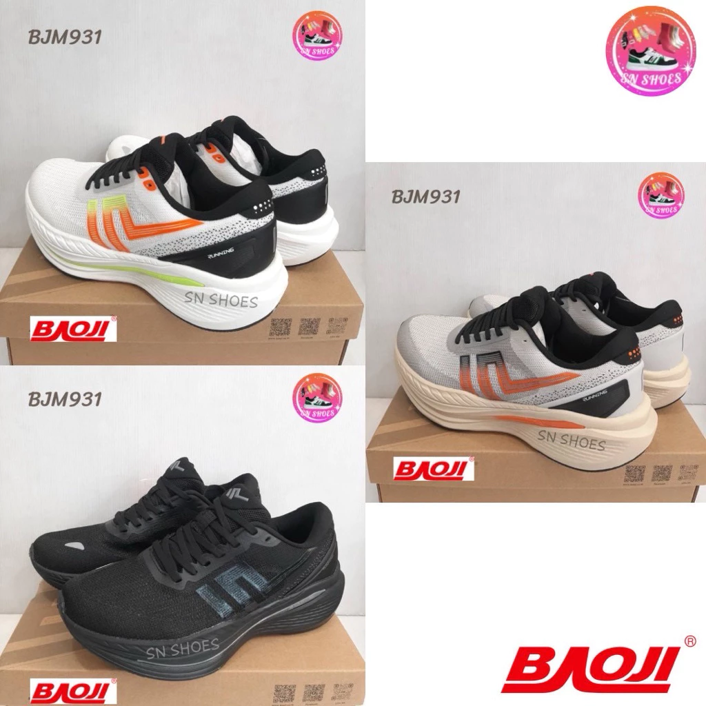 รองเท้าผ้าใบBAOJI เเท้100% BJM 931 รองเท้าผ้าใบผู้ชาย ไซร้ 41-45