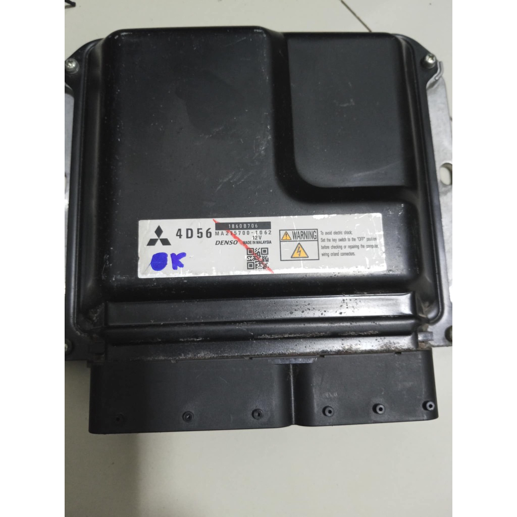 กล่อง ECU mitsubishi triton เครื่องยนต์4D56เกียร์ธรรมดา 1860B706 สินค้ามือสอง แท้ถอด ใช้งานได้ตามปกต