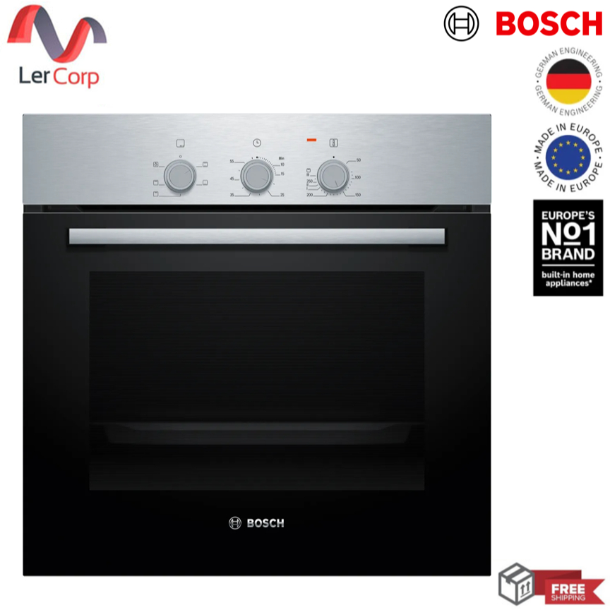 (Bosch) ซีรี่ 2 เตาอบแบบติดตั้งฝัง 60 x 60 cm HBF011BV2T