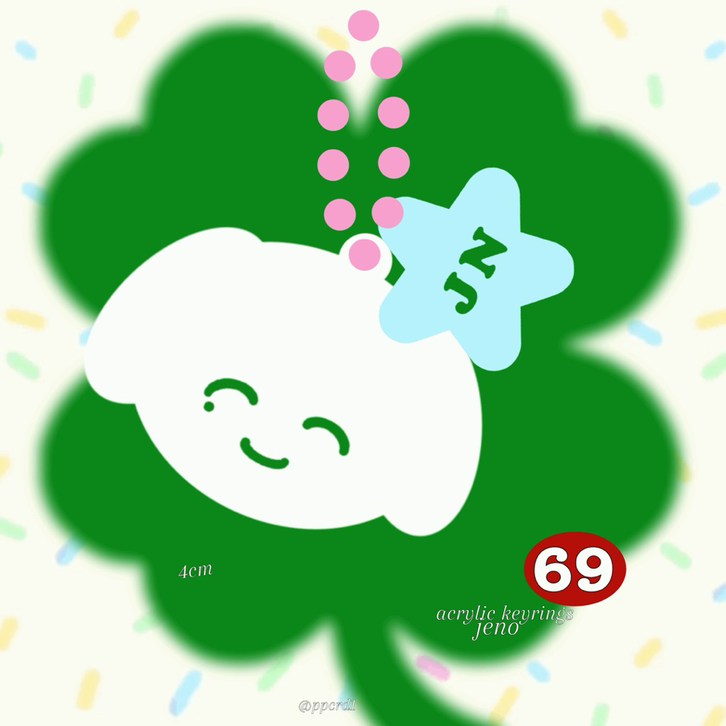 Jeno acrylic dicut keychain ♥️🐶