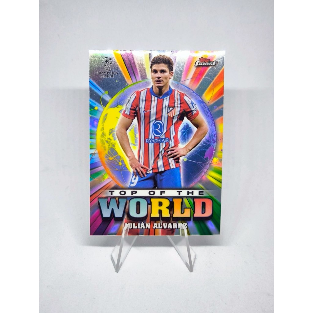 การ์ดฟุตบอล Topps Finest UEFA Club Competitions Top of The World Soccer Insert 2024-25 ราคา ถูกที่สุด ดีลบีเคเค แกลเลอรีภาพที่ 7