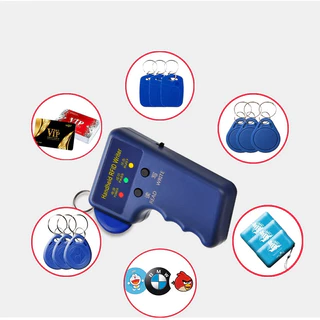 🔥ซื้อ 1 แถม 12🔥เครื่องก๊อปปี้คีย์การ์ด 125KHz เครื่องอ่านการ์ด Rfid เขียนคีย์การ์ด พร้อมบัตรทำสำเนา 6ใบ พวงกุญแจ 6 อัน