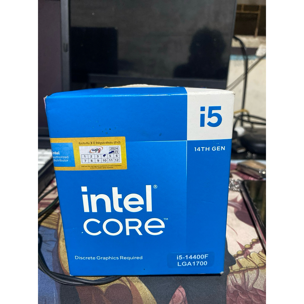[สินค้ามือสอง  ] Intel Core i5-14400F ใช้งานไม่ถึง3วัน / กล่องครบ/ ประกันศูนย์ครบ 3 ปี