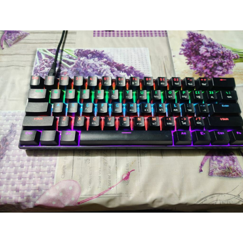 คีย์บอร์ด Zifriend H61K Mechanical มือสองสภาพ95%