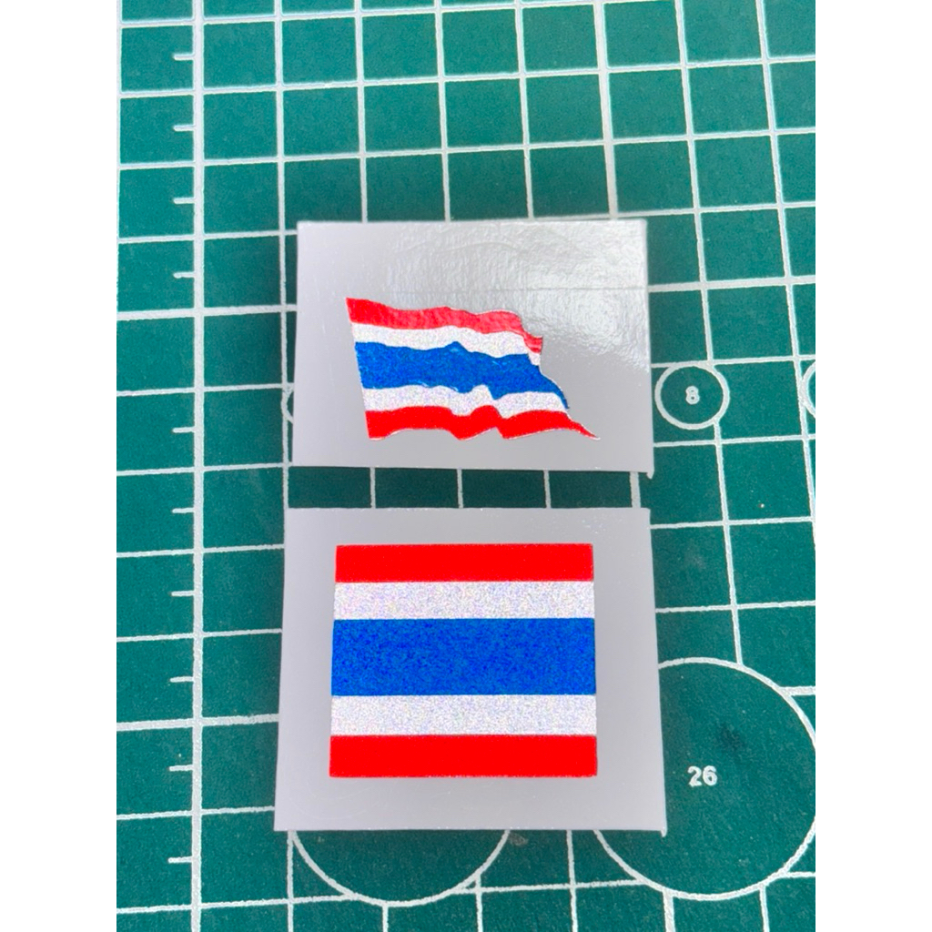 🇹🇭สติกเกอร์สะท้อนแสงPVCกันน้ำ#ธงชาติไทย🇹🇭