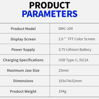 Fnirsi แคลมป์มิเตอร์ปัจจุบัน, DC/AC เครื่องมือช่างไฟฟ้า มัลติมิเตอร์แบบดิจิตอล, ชาร์จ USB 10000 นับ Digital Clamp Meter