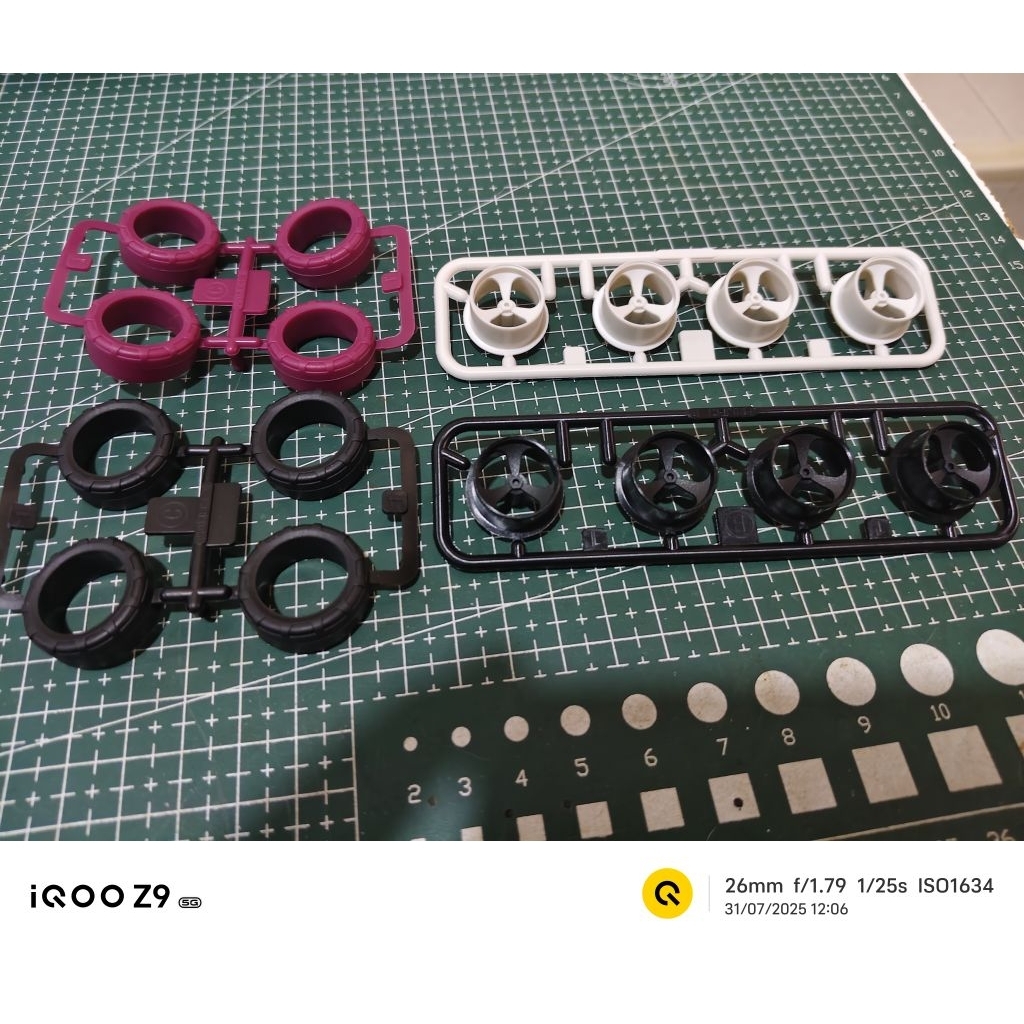 ล้อเล็ก คาร์บอน งานProject D สำหรับรถ mini4wd