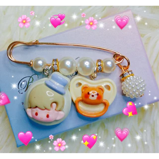 เข็มกลัดคนท้อง เด็กน้อยลูกแฝดปีมังกร พร้อมส่งในไทย