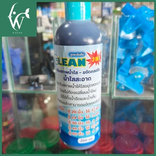 ปรับสภาพน้ำใส ลดคลอรีน CLEAN 250 ml. BY วสันต์อุปกรณ์ปลาสวยงาม