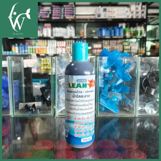 ปรับสภาพน้ำใส ลดคลอรีน CLEAN 250 ml. BY วสันต์อุปกรณ์ปลาสวยงาม