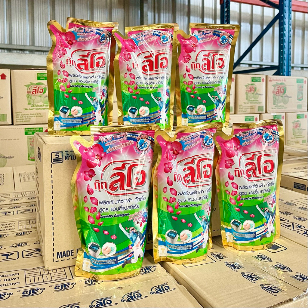 (ยกลัง24ถุง) ลีโอน้ำยาซักผ้า 400ml กลิ่นหอมยาวนาน สูตรแอนตี้แบคทีเรีย ราคาโครตคุ้ม🔥
