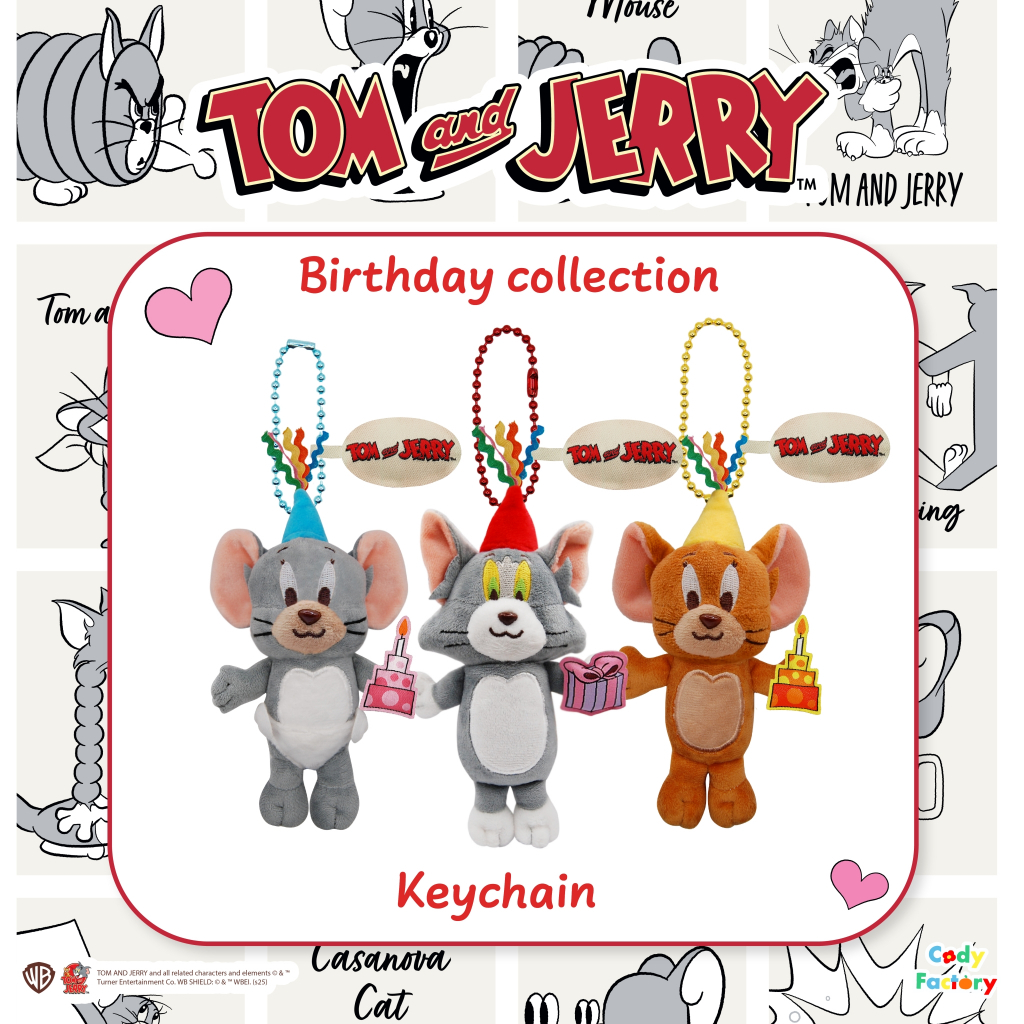 Keychain Birthday Collection (Tom and Jerry)