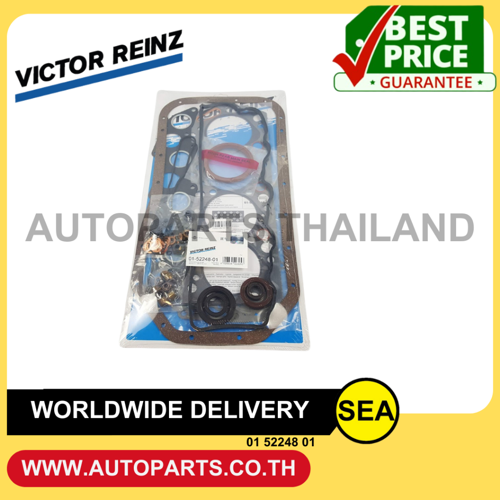 VICTOR REINZ ปะเก็นชุดใหญ่ 4D55 4D56 L200,  CYCLONE / MITSUBISHI  (1 ชุด )