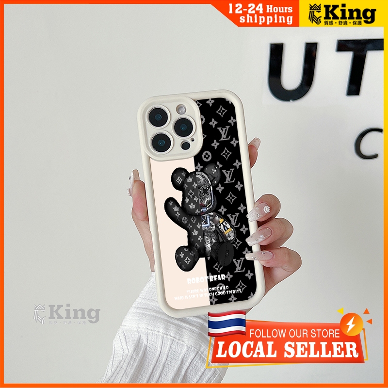 เคส Realme C11 2021/C20 C21Y/C25Y C25/C12/C25s/Narzo20 C30/C30S C35 C55 C67 เคส ซิลิโคนบิ๊กแบรนด์หมีโทรศัพท์กรณี
