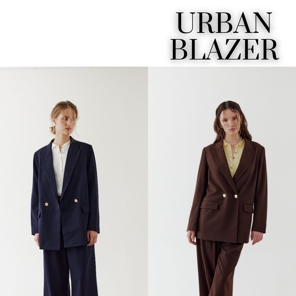 MAVE เสื้อ รุ่น Urban blazer สี Mocha,Navy
