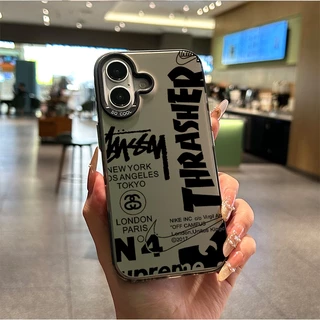 🔥ส่งจากไทย🔥Ins แบรนด์แฟชั่น เคส OPPO A17 A57 A3s A18 A53 A16 A58 A7 A17K A5 A38 A54 A12 A77 A15 A9 A5s A78 Reno 20F