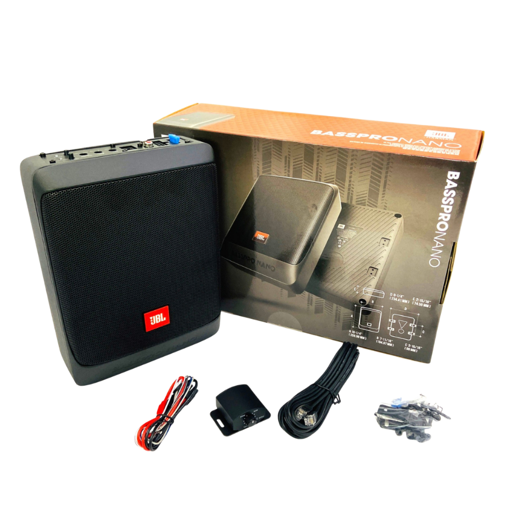 เบสบ๊อกซ์ bass box 6X8 นิ้วJBL BASSPRO NANO เครื่องเสียงรถยนต์ ซับบ๊อก subbox ดอกลำโพง ลำโพงรถยนต์ S