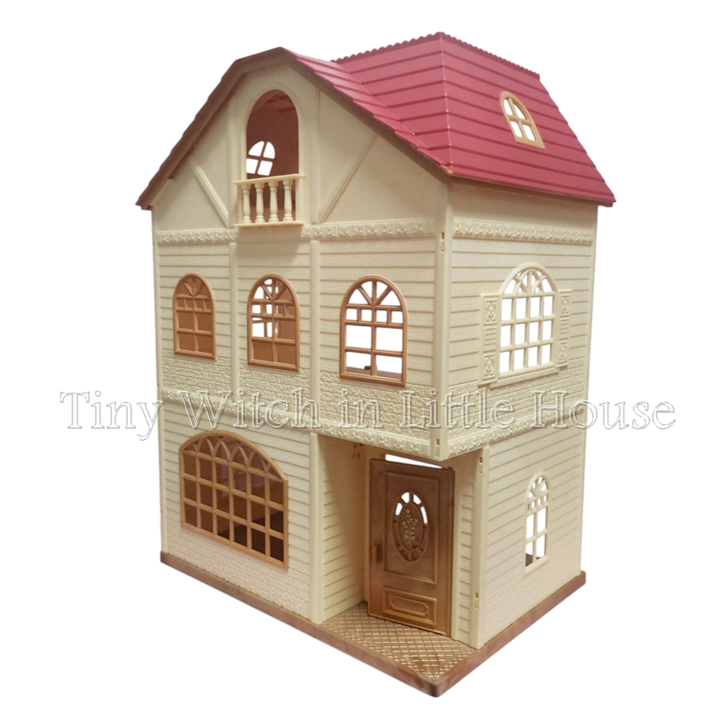 Sylvanian Families Cedar Terrace House บ้านซิลวาเนี่ยนมือสอง