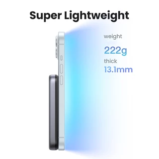 [ลดเหลือ 855] UGREEN Power Bank แบตสำรอง 10000mAh Magnetic Wireless พาวเวอร์แบงค์ไร้สายแม่เหล็ก พกพาง่าย รุ่น PB561