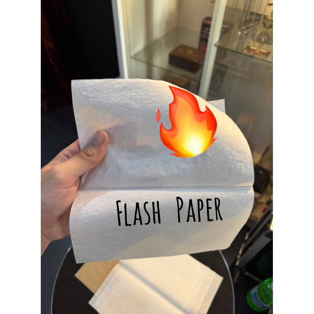 Flash Paper กระดาษแฟลช ขนาด 25Cm x 20Cm | 1ชุด จำนวน 5แผ่น