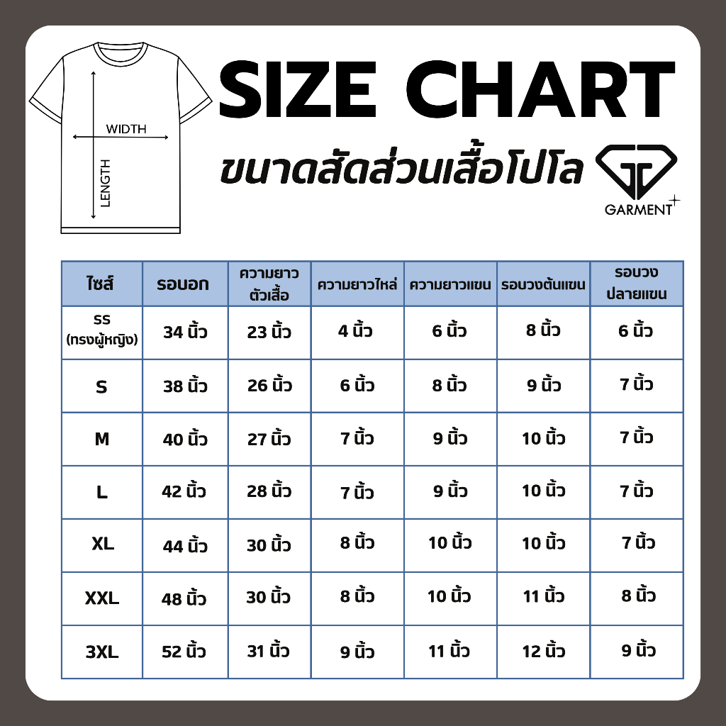 GG-Tshirts เสื้อโปโล ขายดี แขนสั้น รูปที่ 7
