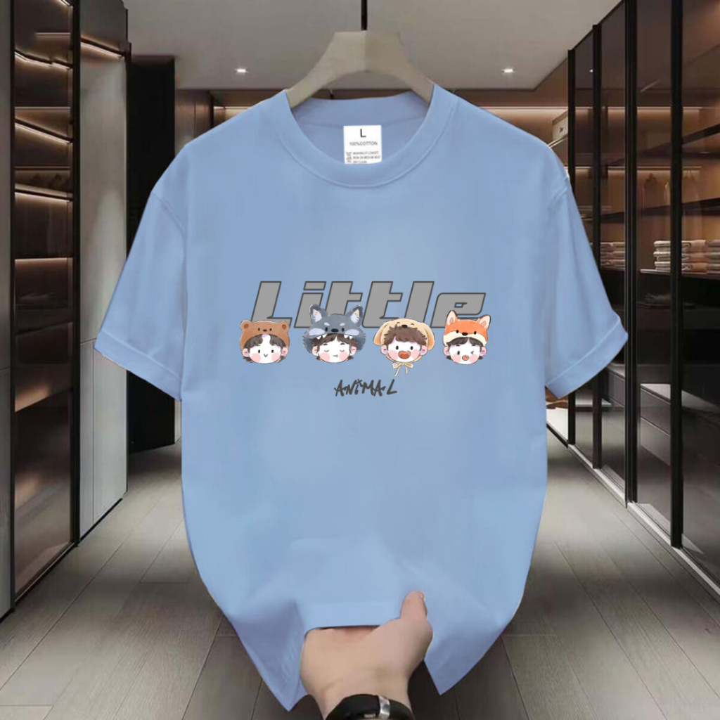 เสื้อยืดสกรีนลาย คอกลมแขนสั้น ผู้หญิงสกรีนลาย ผ้าCotton Premium ผ้านุ่มใส่สบายทรงสวย ลายฮิตติดกระแสQ2889-Q2890