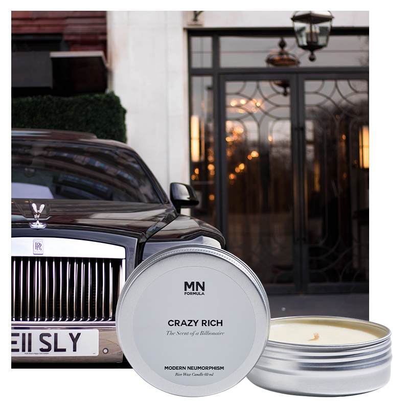 MN FORMULA Travel Candle กลิ่น Crazy Rich เทียนหอมพกพาสำหรับเดินทาง กลิ่นความร่ำรวย