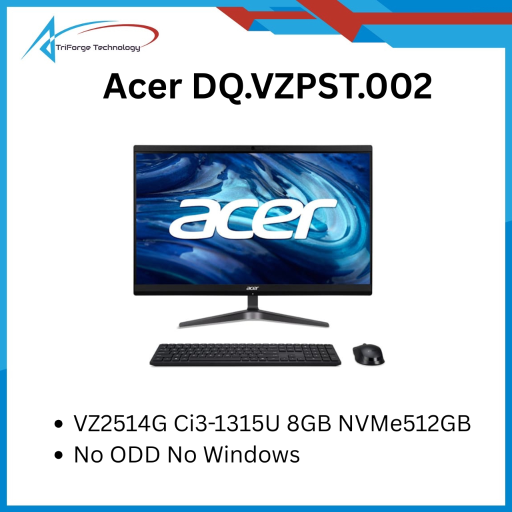 Acer DQ.VZPST.002 VZ2514G Ci3-1315U 8GB NVMe512GB No ODD No Windows