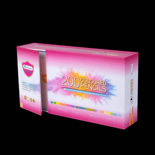 Master Art สีไม้ ดินสอสีไม้ แท่งยาว 200 สี รุ่นใหม่ จำนวน 1 กล่อง