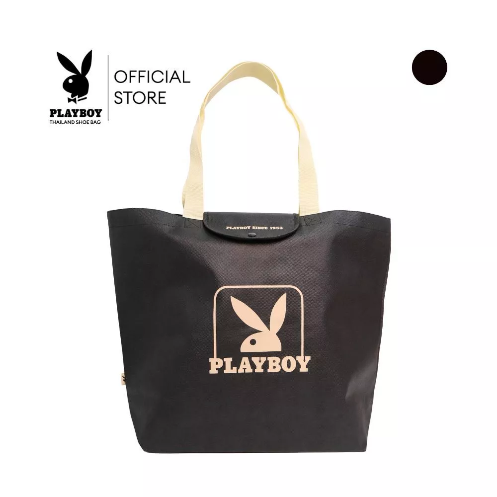 Playboy รุ่น Classic Tote ถุงอเนกประสงค์ รหัส ST-F253PB010-BK สีดำ