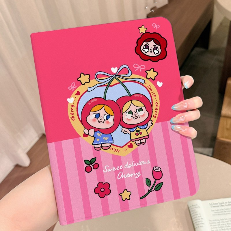 🚚พร้อมส่ง🚚เคสแท็บเล็ต Samsung สำหรับ Tab S9 S8 S7 crybaby S10+ S9 FE+ มีที่ใส่ปากกา S6 Lite A7 Lite