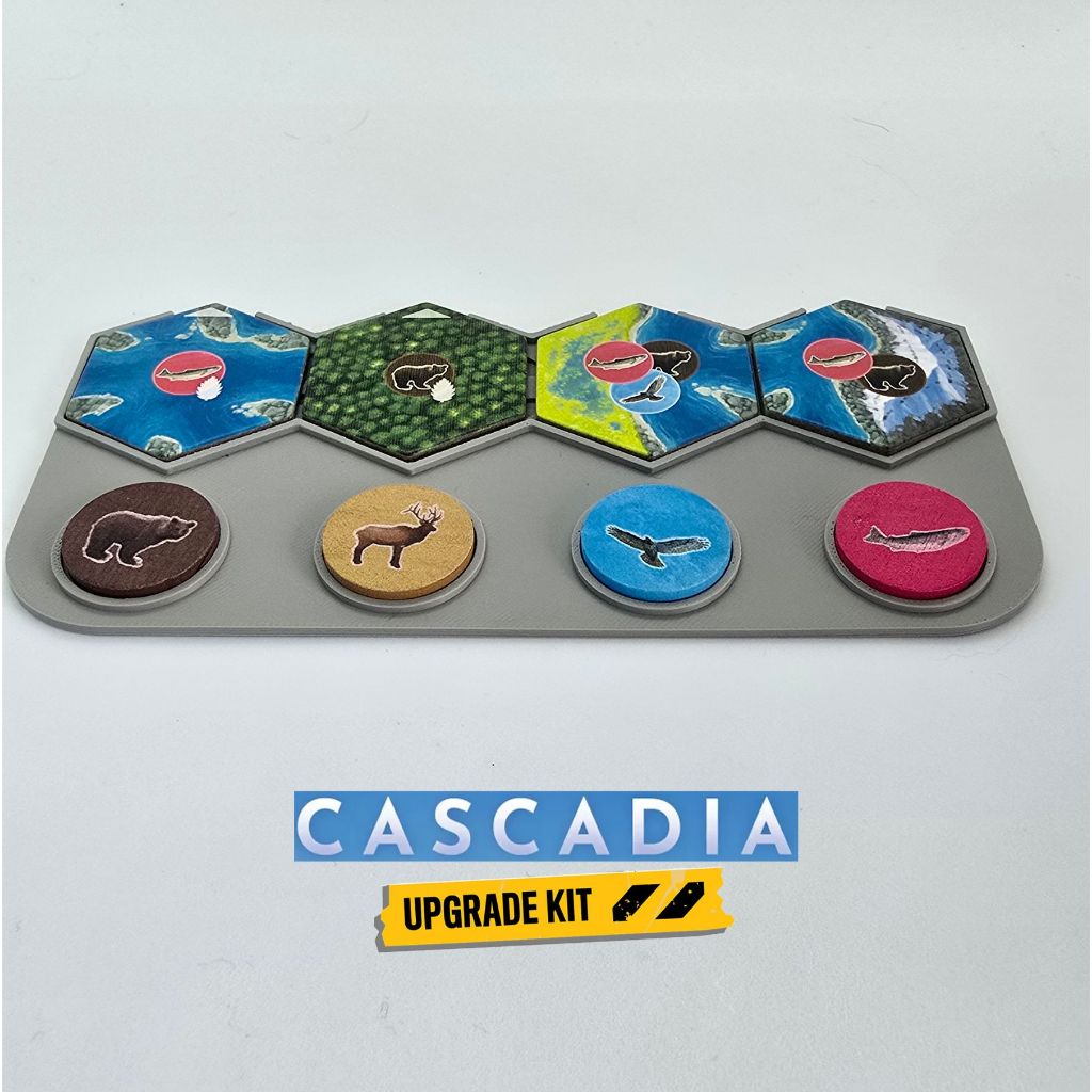 Cascadia Board Game upgrade kit : บอร์ดวางโทเคน [Token Board]