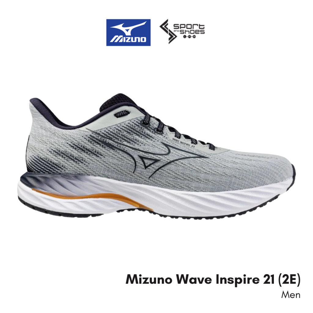 Mizuno Wave Inspire21 รองเท้าวิ่ง (หน้าเท้ากว้าง) สำหรับผู้ชาย