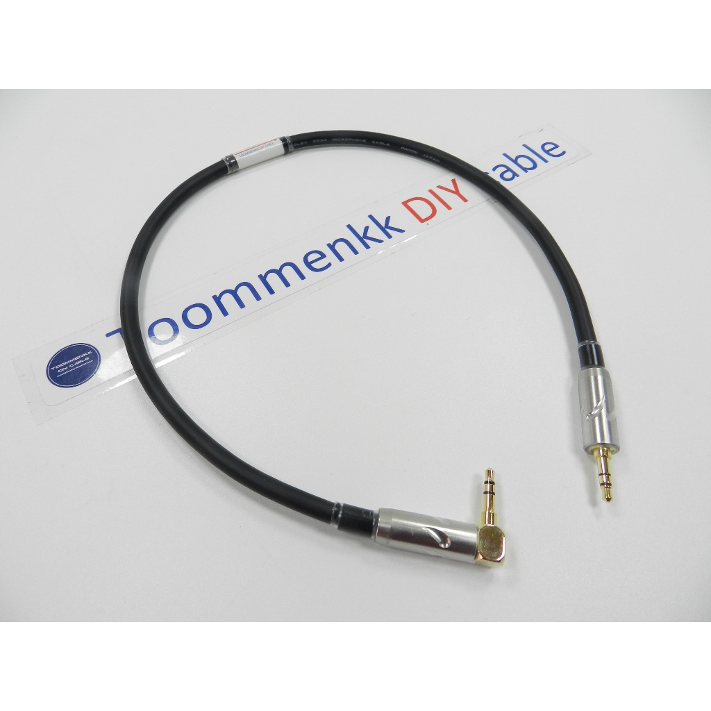 สายสัญญาณเสียง Mogami 2534 AUX Mini3.5 to Mini3.5 Furukawa  หัวเสียบชุบทอง (งานจีน)