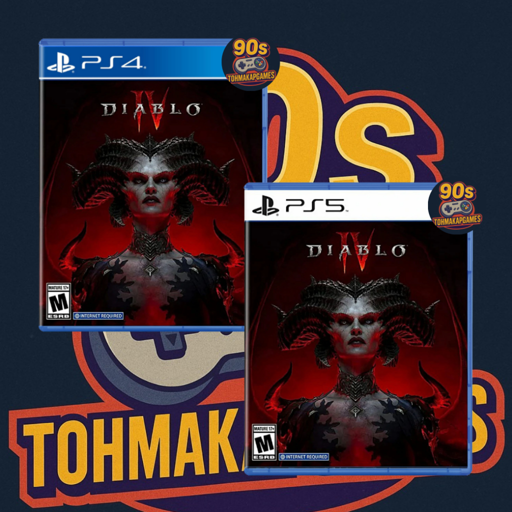 (มือ2) แผ่นเกม PS4/PS5 : Diablo IV