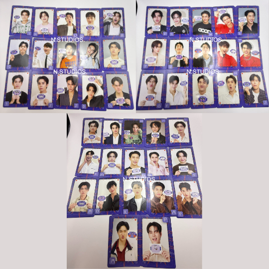 🩵พร้อมส่ง🩵 BOYS COLLECTIBLE RANDOM CARD GMMTV MOOD QUEST - WILLIAM EST PERTH SANTA GEMINI FOURTH PHU