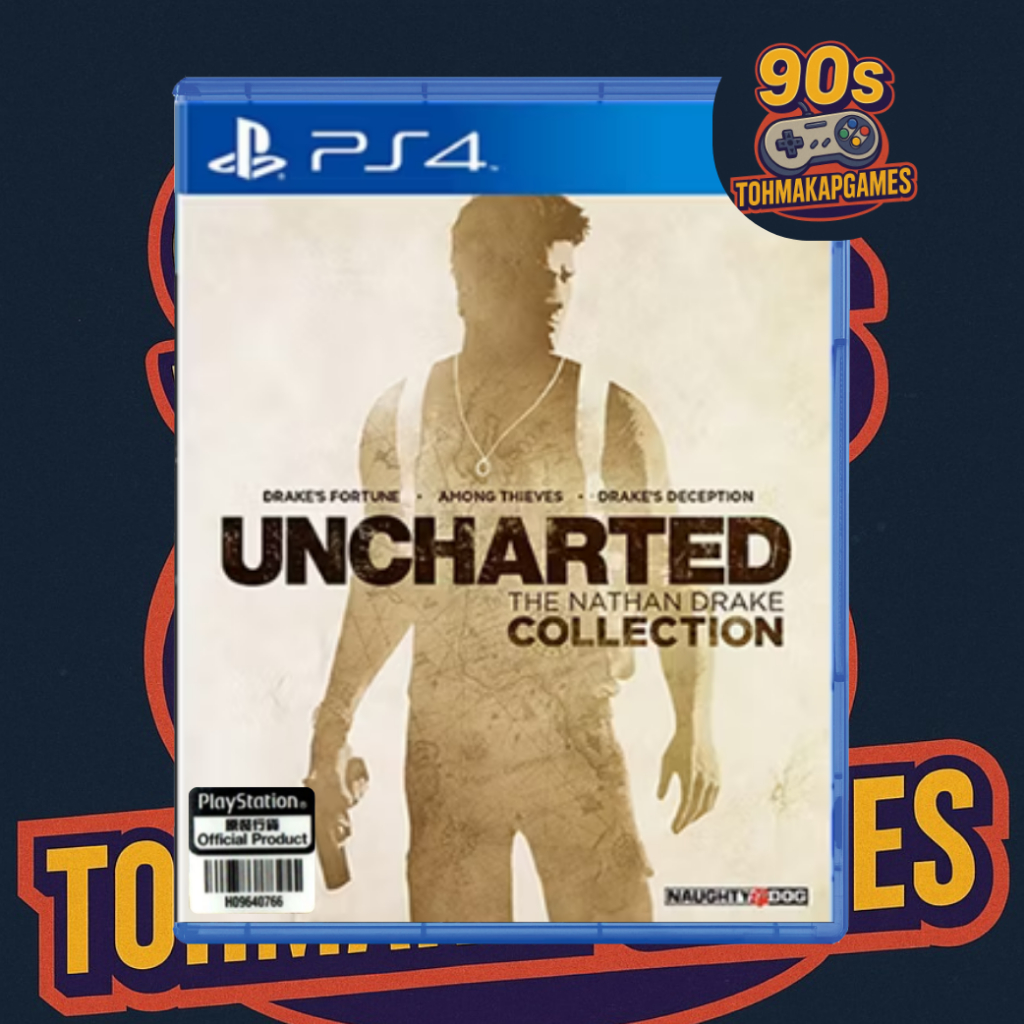 (มือ1/มือ2) แผ่นเกม PS4 : UNCHARTED : The Nathan Drake Collection