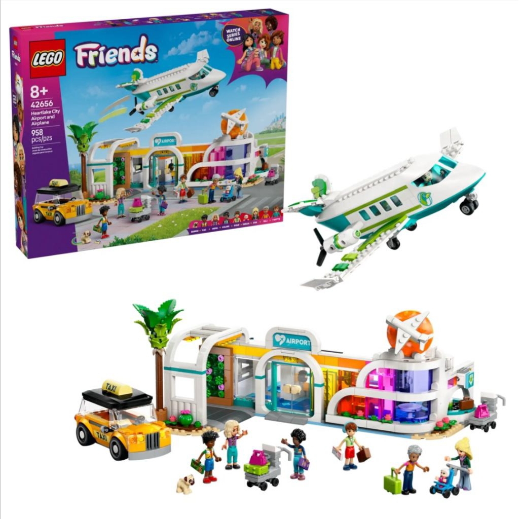 LEGO Friends Heartlake City Airport and Airplane (958 ชิ้น) – 42656