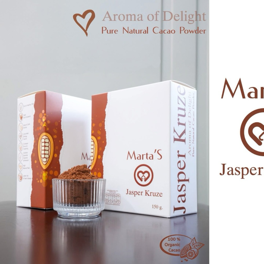 Marta'S Jasper Kruze Cacao Powder ผงคาเคาแท้ ขนาด 150 กรัม