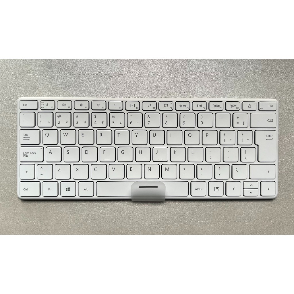 Microsoft Designer คีย์บอร์ดไร้สาย Bluetooth 5.0 | สลับอุปกรณ์ 3 เครื่องได้ด้วยปุ่มเดียว | ดีไซน์บาง