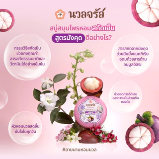 นวลจรัส สบู่สมุนไพรสกัดเย็น รวม 5 สูตร ผิวหอม ลดกลิ่นกาย เนียนกระจ่างใส ชุ่มชื่น 160g. (เซ็ท 5 ก้อน)