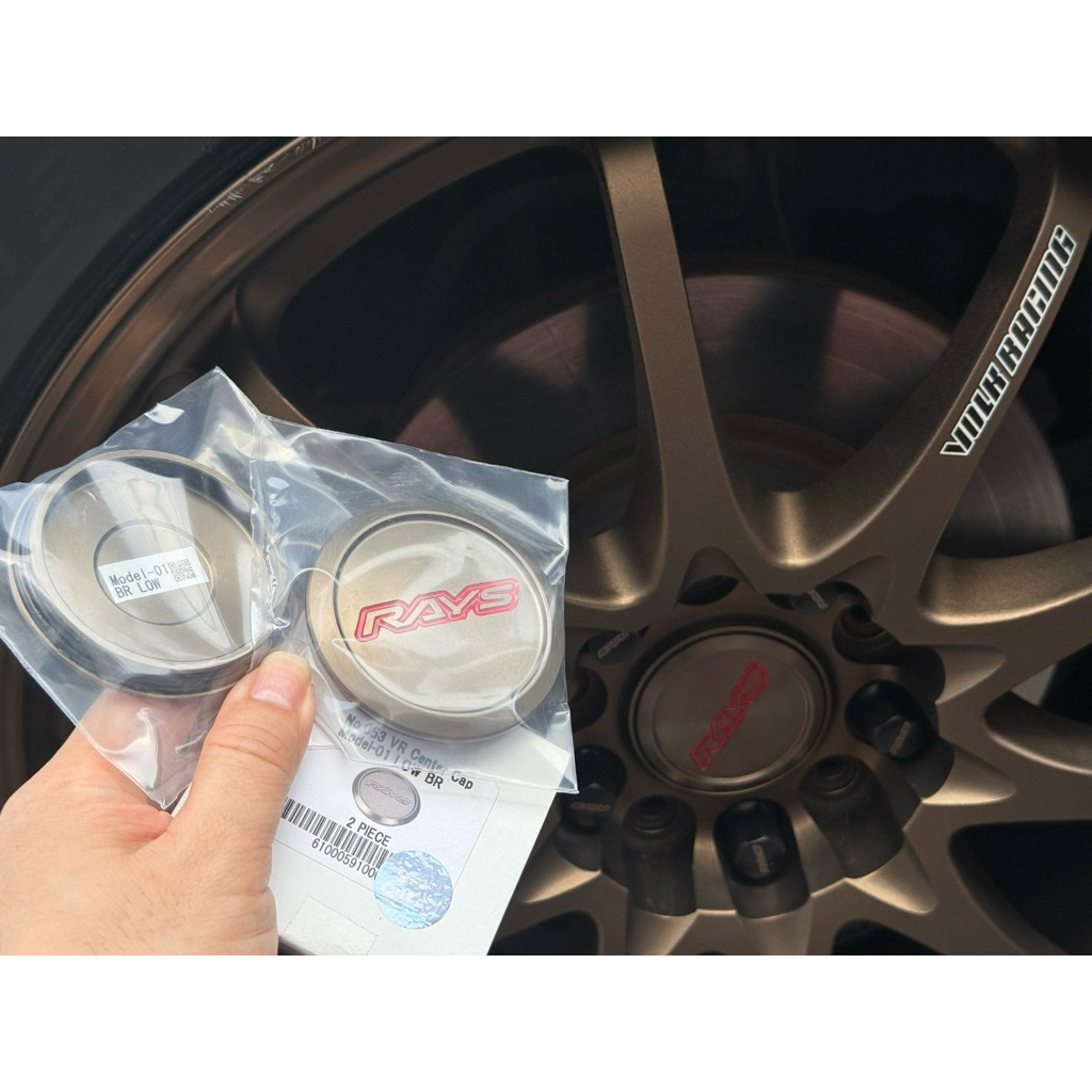 ฝาครอบ ดุมล้อ RAYS CENTER CAP LIMITED ใส่กับ ล้อ RAYS  ZE 40 / TE 37 ของแท้ Made in japan 100%